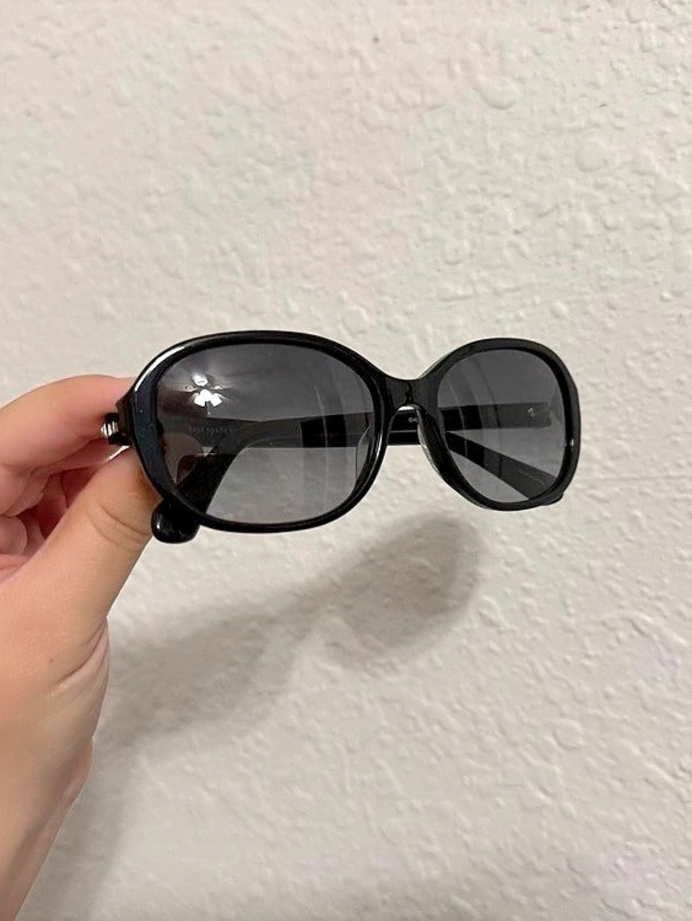 kate spade new york ZABELLA/GIGS Black Sunglasses with Case